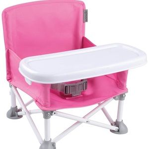 Summer Infant Pop N’ Sit Portable Booster, Pink